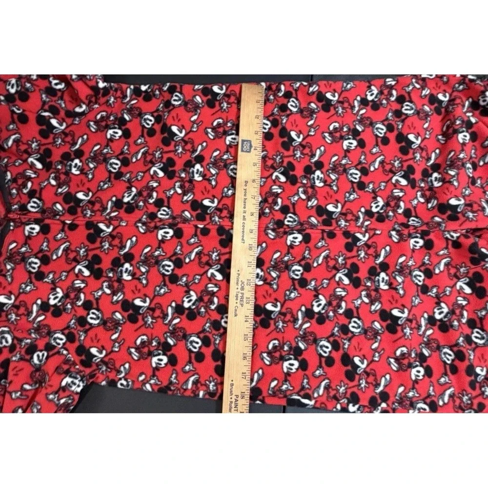 Disney Mickey Mouse Red Footed Pajamas Women's Small Gently Used - Picture 11 of 15